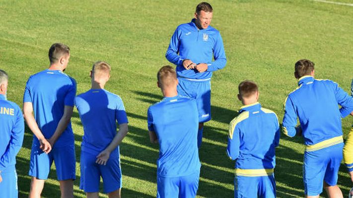 Тренировка сборной Украины