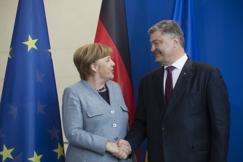 Меркель и Порошенко