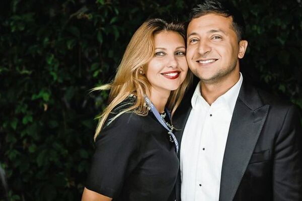 Владимир Зеленский и жена
