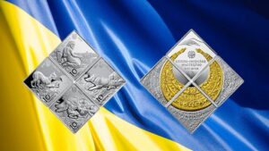 В Украине выпустят коллекцию монет в виде ромба (фото)
