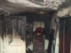 В Кривом Роге в пожаре пострадали дети