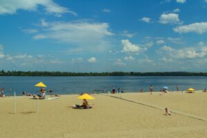 пляж днепр