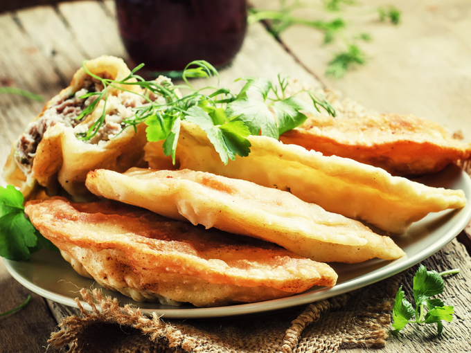 чебуреки из лаваша