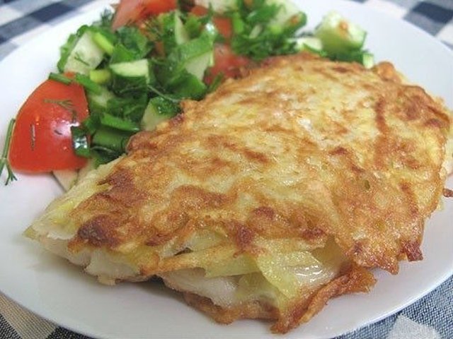 Рыба в картофельной «шубе»