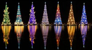 Самый сложный способ зажечь новогоднюю елку