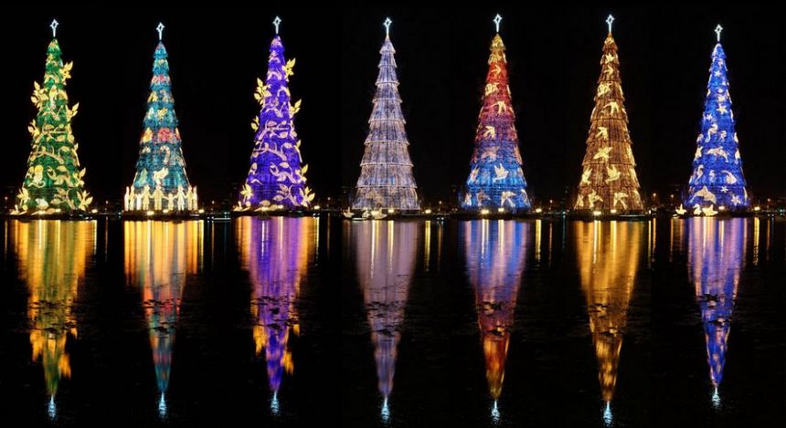 Самый сложный способ зажечь новогоднюю елку