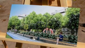У Дніпрі презентували сквери на проспекті Петра Калнишевського