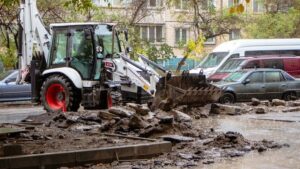 В Днепре строят ливневую канализацию в районах, где ее никогда не было