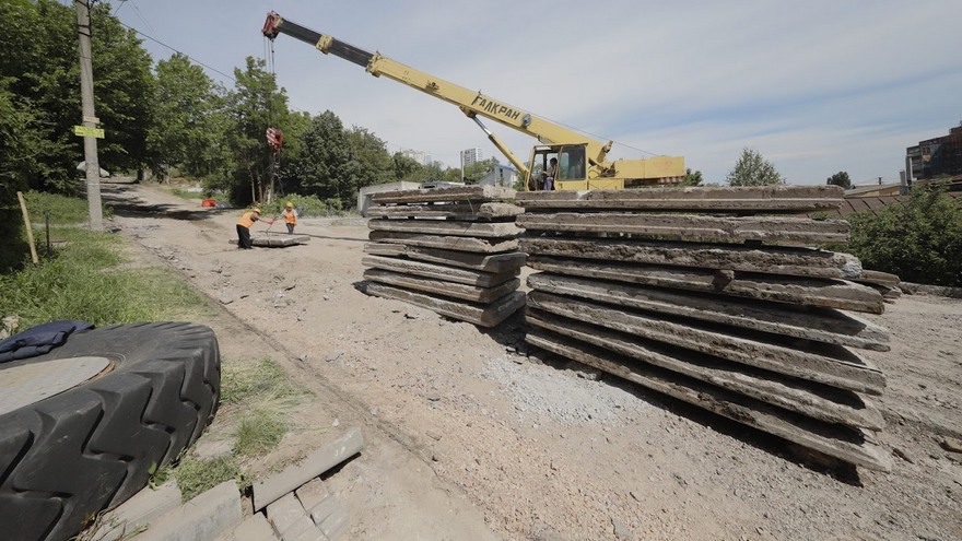 У Дніпрі розпочали капітальний ремонт вулиці Селянський узвіз