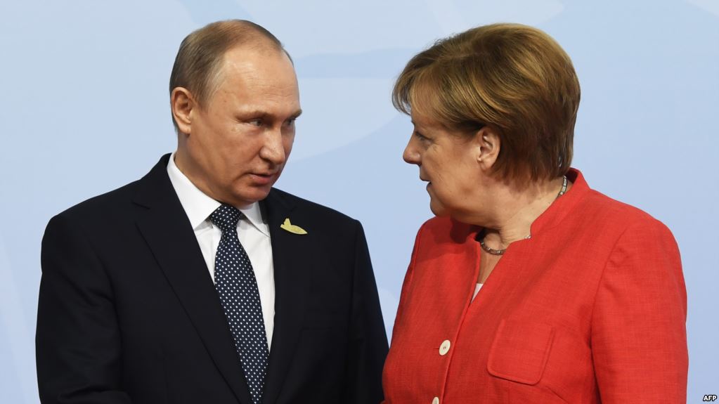 Меркель и Путин