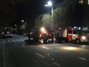 пожар в университете, фото ГСЧС