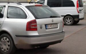 авто на иностранных номерах