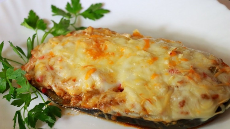 баклажаны с мясом