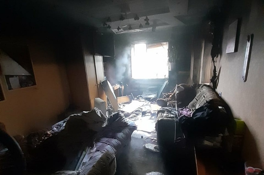 Пожар в Днепре