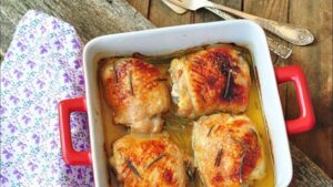 Куриные бедрышки в лимонно-медовом соусе