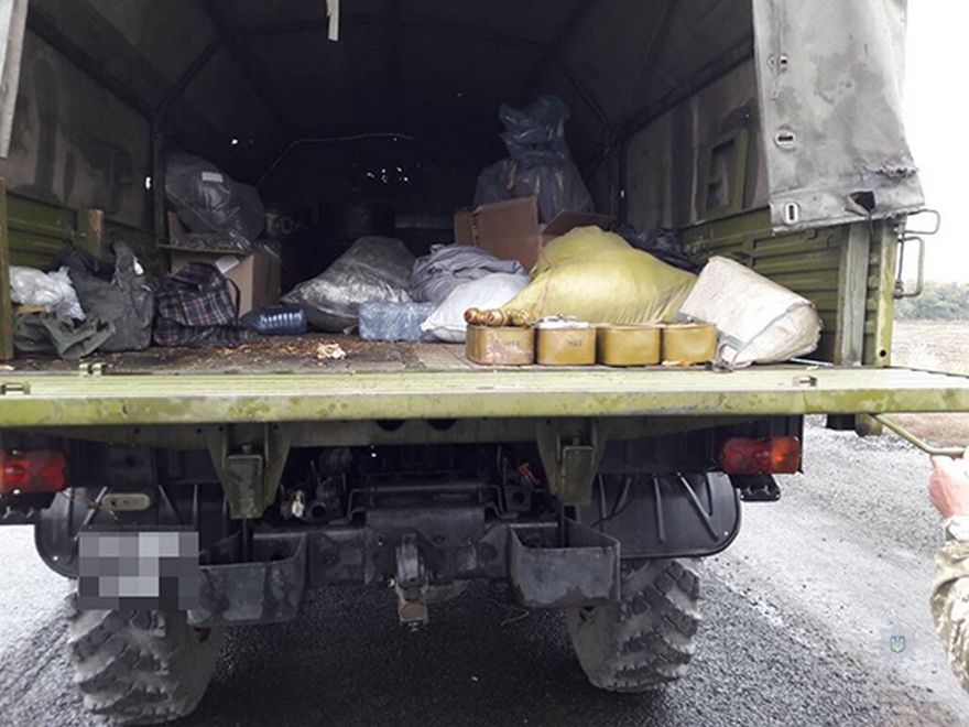 грузовик с боеприпасами, фото ГУНП