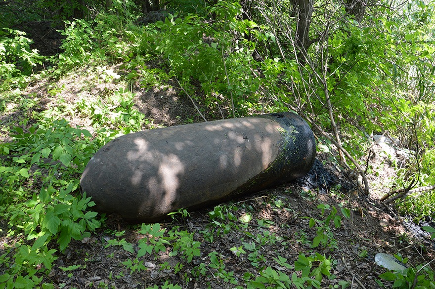 авиабомба, фото ГСЧС