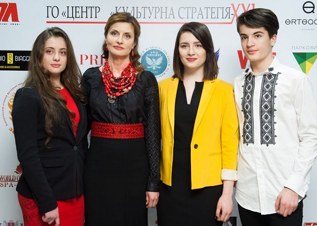 жена и дети Порошенко