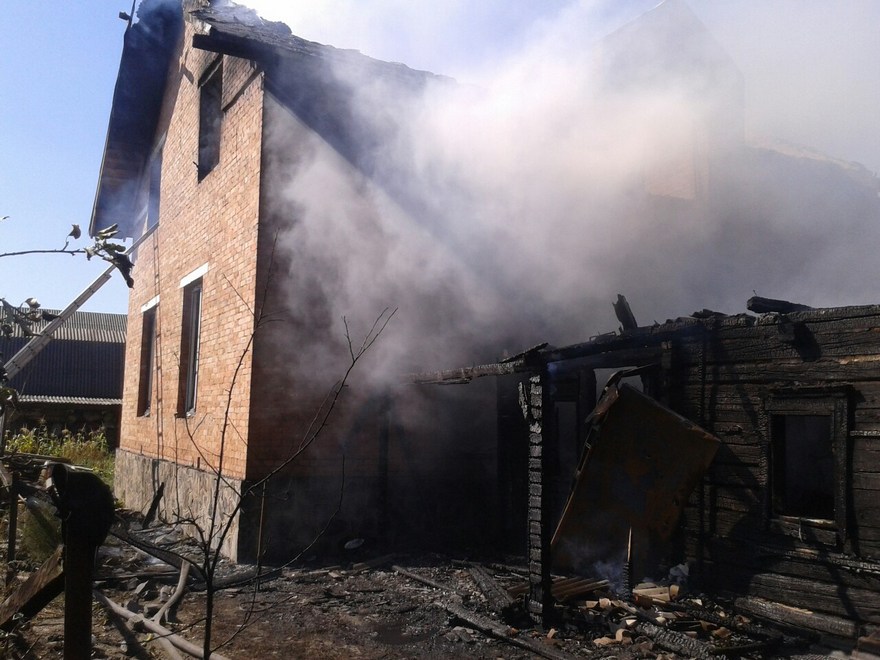 фото ГСЧС, заживо сгорели двое детей