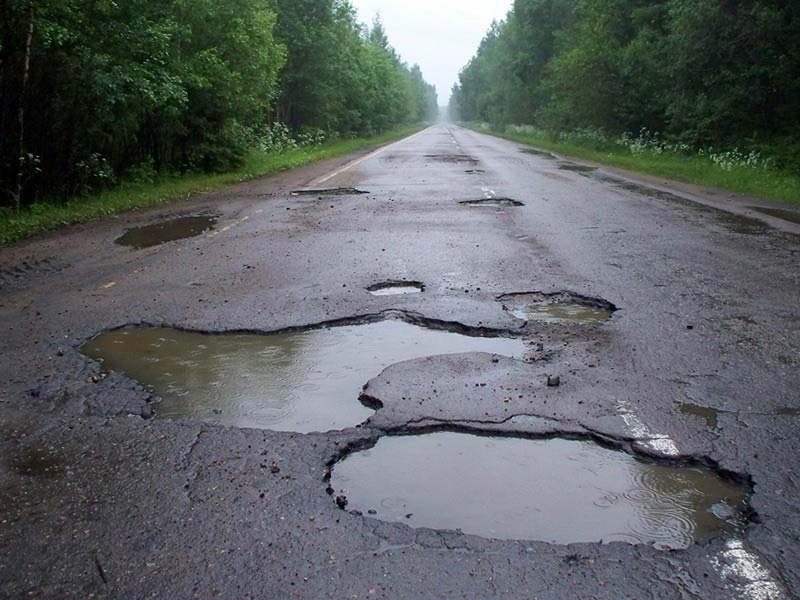 ямы на дороге