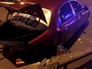 фото ЗОВ, ДТП на мосту в Днепре