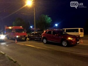 фото 056, тройное ДТП в Днепропетровске