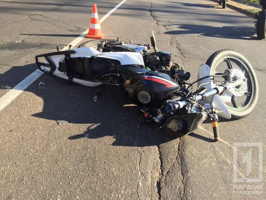 фото http://1tv.kr.ua, ДТП в Кривом Роге мотоциклист