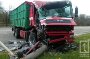 фото http://1tv.kr.ua, ДТП грузовик