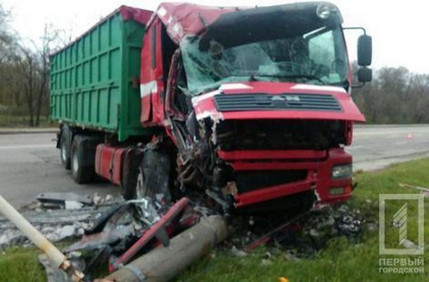 фото http://1tv.kr.ua, ДТП грузовик