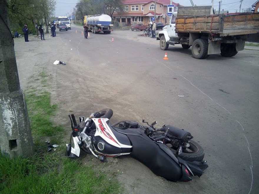 фото ДТП мотоцикл