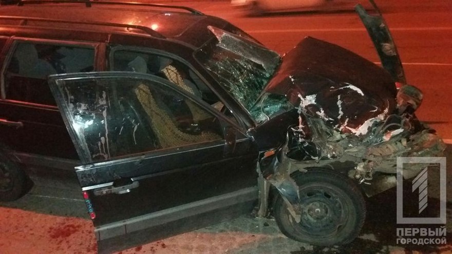 фото http://1tv.kr.ua, Тройное ДТП Кривой Рог