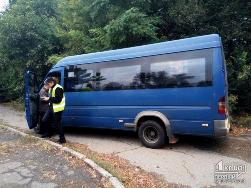 ДТП маршрутка сбила пешехода, фото https://1kr.ua