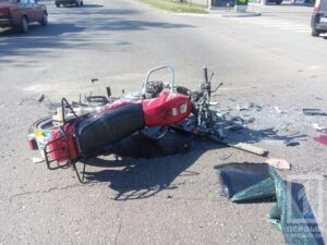 фото http://1tv.kr.ua, ДТП мотоцикл