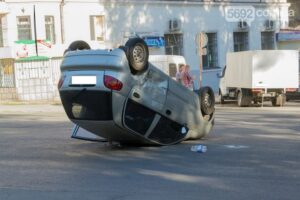 ДТП "Daewoo Matiz" опрокинулся, фото 5692