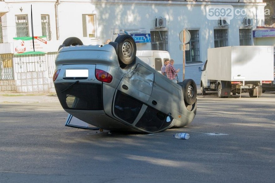 ДТП "Daewoo Matiz" опрокинулся, фото 5692