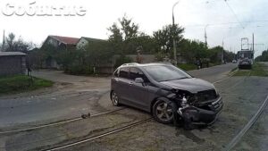 фото http://sobitie.com.ua, ДТП на трамвайных путях
