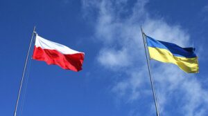 флаг Польши и Украины