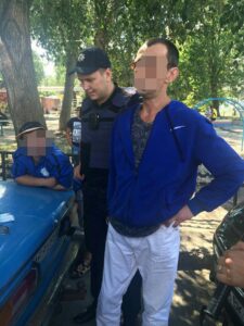 задержать грабителя в Днепре, фото полиции