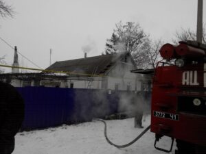 фото ГСЧС, пожар в доме