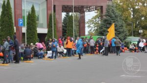 Пикет под ПриватБанком