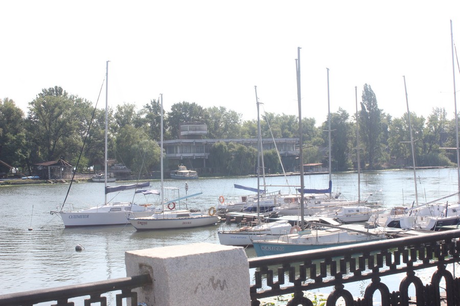 Днепр причалы Набережная