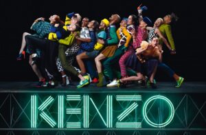 модели Kenzo, фото из открытых источников