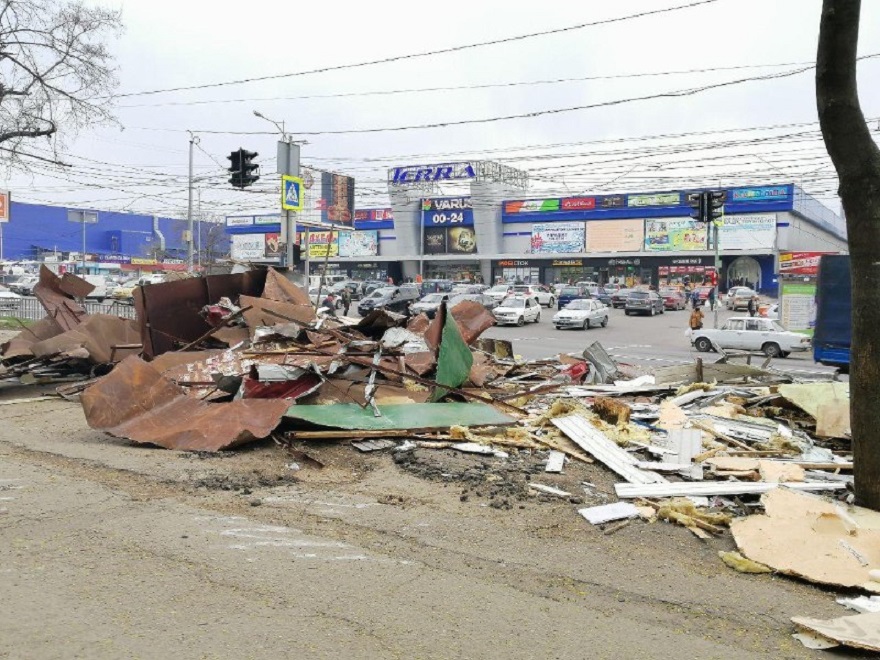 снос киосков