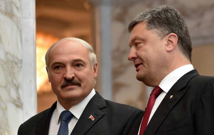Лукашенко и Порошенко, фото из открытых источников