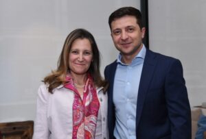 Зеленский встретился с министром иностранных дел Канады