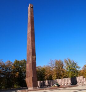 Дикие танцы: на Днепропетровщине мужчина надругался над мемориалом (видео)