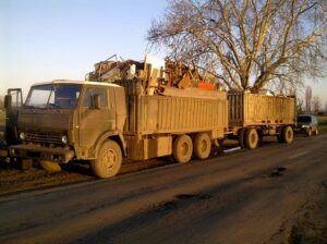 грузовик с металлоломом, фото из открытых источников