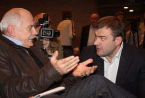 Никита Михалков и Михаил Пореченков
