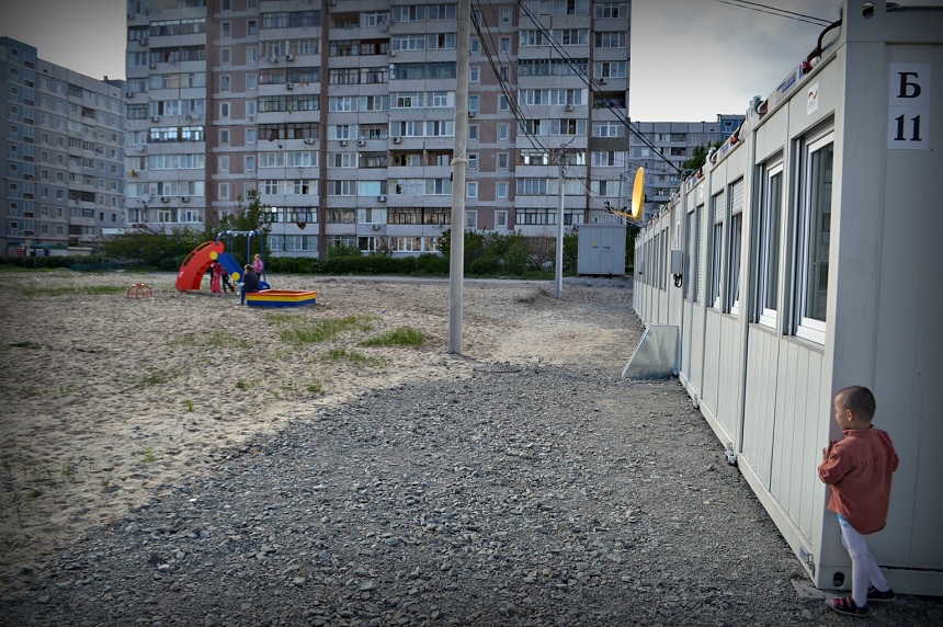 Модульный городок для переселенцев