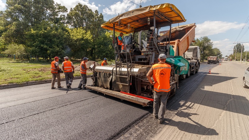 ремонт дороги